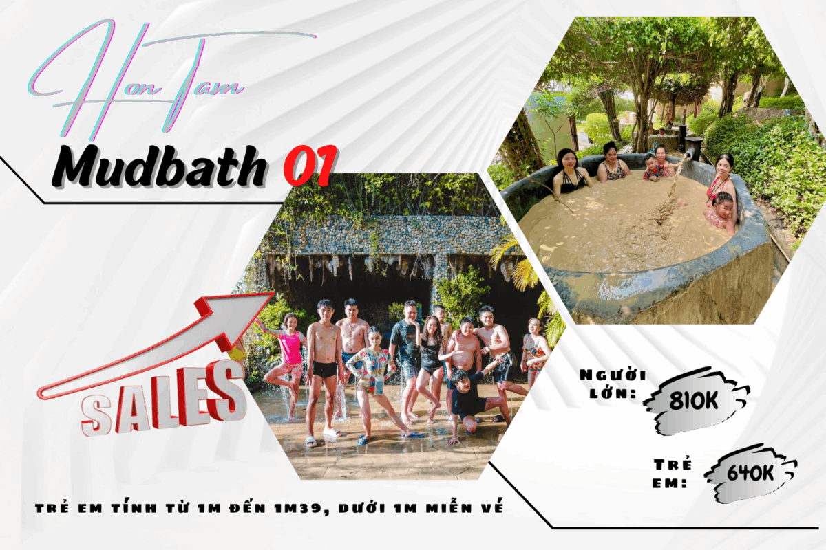tắm bùn hòn tằm mudbath
